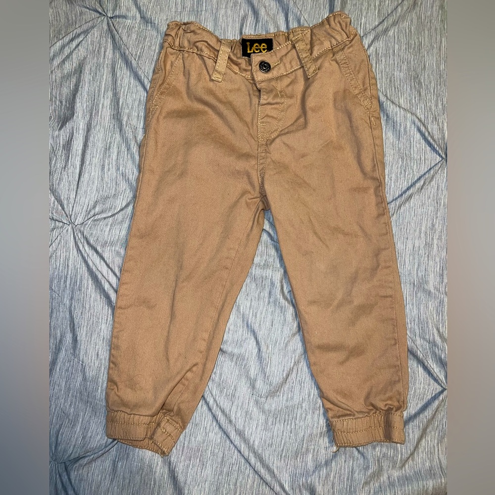 LEE Toddler Boys 24m Khaki Joggers